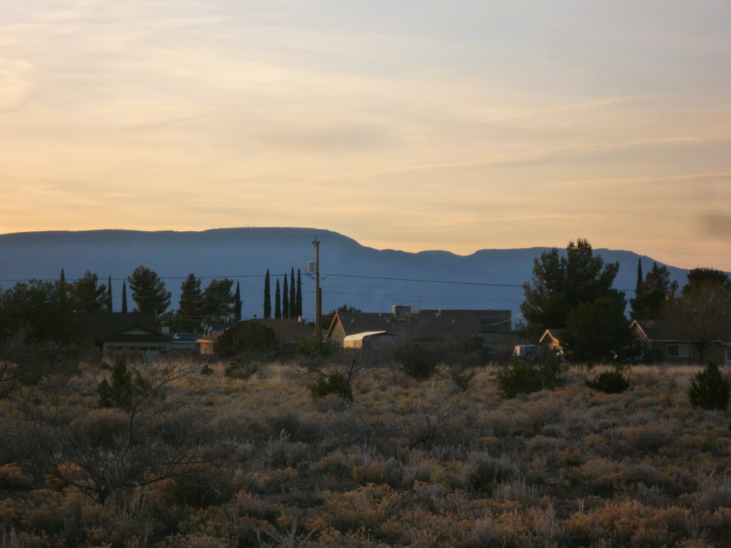 Peaceful evening scene in northern Arizona
