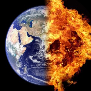 defeat; burning earth